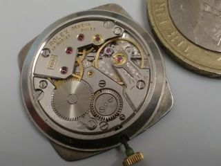 ROLEX CELLINI COMPLETE MOVEMENT HANDS CROWN DIAL FULLY SPARES Cal 1600 4