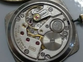 ROLEX CELLINI COMPLETE MOVEMENT HANDS CROWN DIAL FULLY SPARES Cal 1600 5