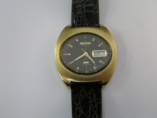 Vintage Seiko Dx Watch Brown Dial Day/date 6106 - 5439