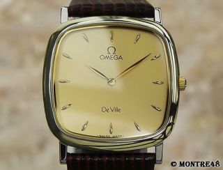 Omega Deville Swiss Made Mens 30mm Quartz Stainless Steel 1990 Dress Watch As212