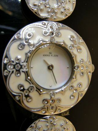 Ann Klein Ladies Quartz Watch In,  Unusual Design