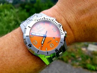 Rare Benarus Sea Devil Automatic Limited Edition 39/50 1000m Diver Watch