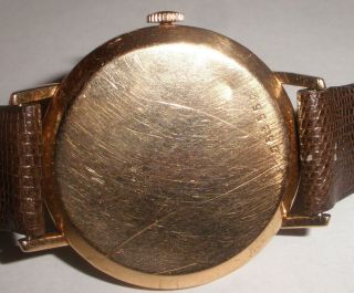 Vintage Doxa Swiss 14k gold men`s watch anti magnetic runs 10