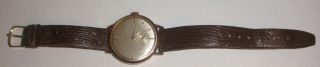 Vintage Doxa Swiss 14k gold men`s watch anti magnetic runs 3