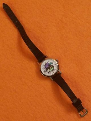 RARE Sesame Street Watch featuring THE COUNT by Jim Henson Swiss Wristwatch 2