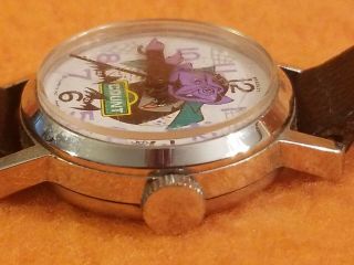 RARE Sesame Street Watch featuring THE COUNT by Jim Henson Swiss Wristwatch 6