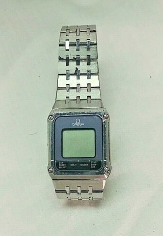 Vintage Omega Equinoxe 1980’s Quarzt Reverso Watch Ref.  186.  0013 Caliber : 1655