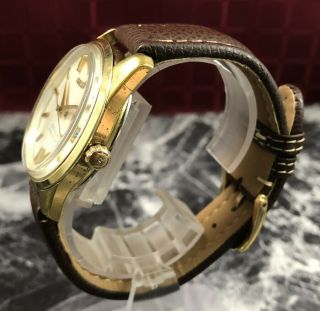 KING SEIKO 4402 - 8000 25J Hand - Winding 1965 Gold Medallion Men ' s Date SS Watch 5