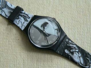 1992 Swatch Watch Glance Gb149 Designed By Piero Fornasetti.