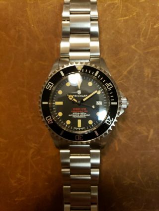 Steinhart Ocean One Vintage Red 42mm Dive Watch -