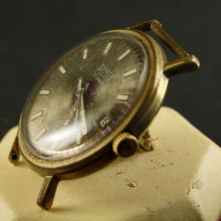 Vintage rare Exacta Poljot 30 Jewels,  date,  rare movement,  automatic & hand wind 4