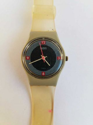 Vintage 1984 Swatch Pirelli Lm102 Watch
