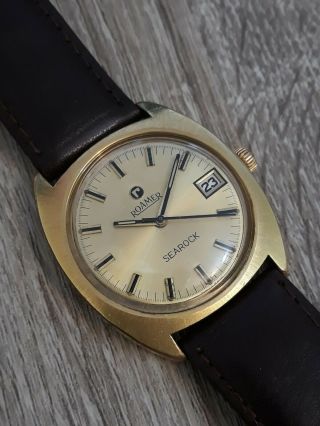 Vintage Roamer Searock mens wristwatch 3