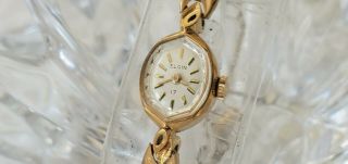 Ladies Petite Vintage Waltham 17 Jewel Hand - Winding Gold Watch (336)