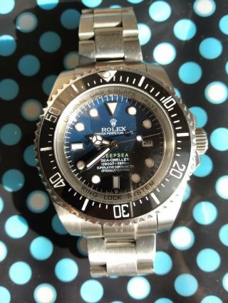 Rolex Deepsea Sea - Dweller Blue Dial Steel Automatic Mens Watch