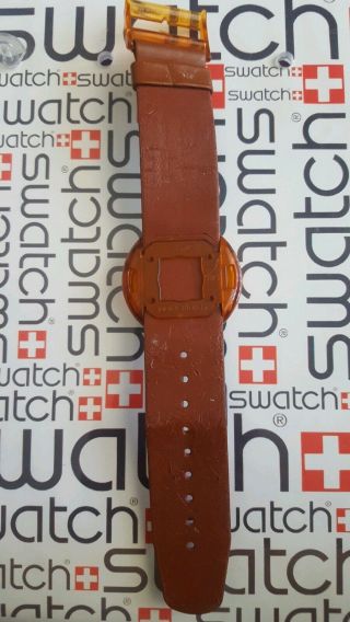 Swatch Dile PWC104 1991 Pop 39mm Leather 3