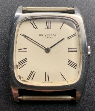 Vintage Universal Geneve Cal.  42 Wristwatch Movement And Case.