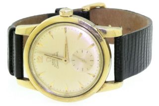 Omega Vintage Seamaster gold tone SS automatic men ' s watch 2