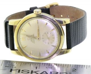 Omega Vintage Seamaster gold tone SS automatic men ' s watch 9