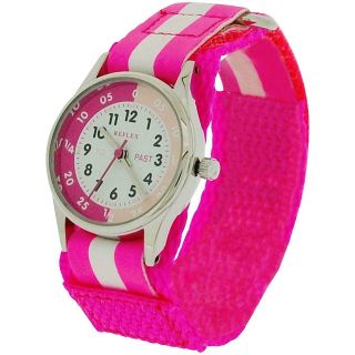 10x Bulk For School Reflex Time Teacher Girl Kid Pink Easy Fasten Watch Refk0006