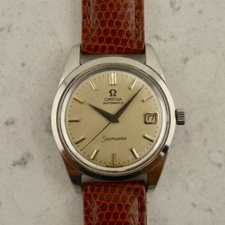 C.  1966 Vintage Omega Automatic Seamaster Ref.  166.  010 Ω 562 Wristwatch In Steel