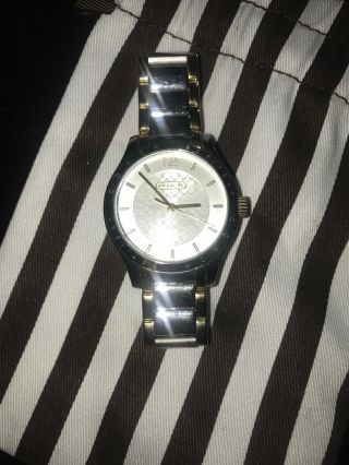 Coach Womens Watch.  Two Tone - Yellow Gold And Silver