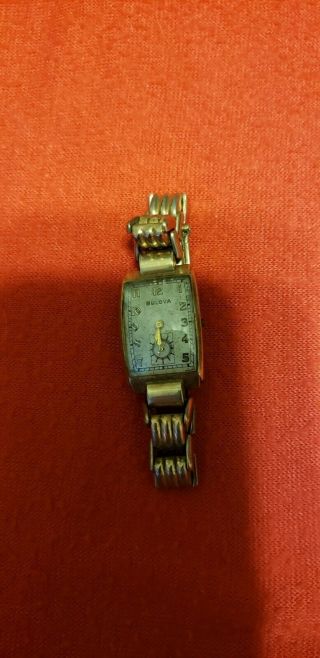 Bulova Antique Watch,  10k.  Needs Restored,  Was Before Winding Came Off.