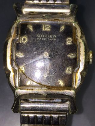 Vintage Gruen Precision Men”s Wrist Watch Made In Japan 3