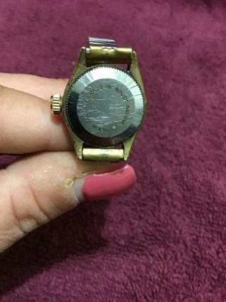 Vintage Rolex Tudor Ladies Oyster Princess Watch Self Winding 9k Gold 3