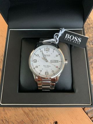 Men’s Hugo Boss Watch,  Pilot Vintage Edition,  Stainless Steel -
