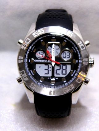 Quicksilver The Fifty50 Analog Digital Wristwatch Looks,  Needs Battery