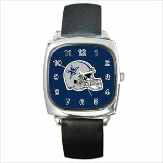 Dallas Cowboys Round & Square Leather Strap Watch - Football Nfl
