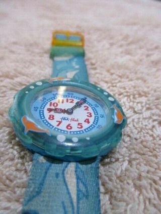 Flik Flak Dolphin Themed Swiss Made Watch With Battery