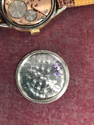 Vintage 1957 Omega Seamaster men’s watch 17 Jewel Gold w/ Stainless Steel,  Runs 8
