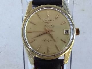 Vintage Longines Conquest Automatic 24j Cal.  291 Gold Seal Ref 9046 - 8