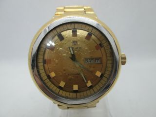 Tissot T12 Daydate Goldplated Automatic Mens Watch
