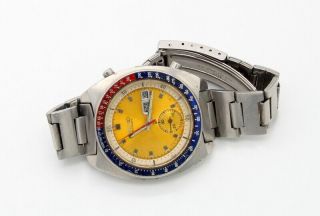Vintage Seiko 6139 - 6005 Automatic Chronograph Pogue Wristwatch 6769 - 10