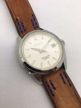 Seiko Mechanical Sarb035 Wrist Watch For Men - Cream Dial