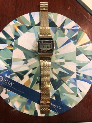 Vintage Ambassador Melody Men’s Lcd Alarm Chronograph Digital Wrist Watch