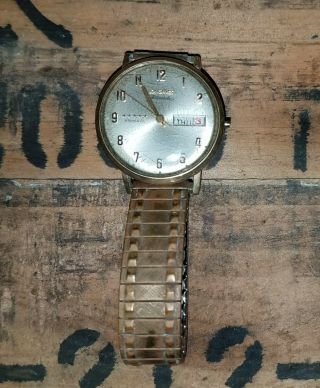 Vintage Longines Admiral 5 Star Automatic Mens 10k Gold Filled Case Watch