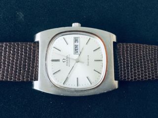 Omega Geneve Ref.  166.  0188 Vintage Day Date Automatic,  Large Size Ca.  1980’s