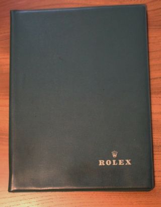 ROLEX MASTER GMT 1675 INSTRUCTION BOOKLET 1961.  BOOK.  FOLDER.  AIRLINE PILOT. 8