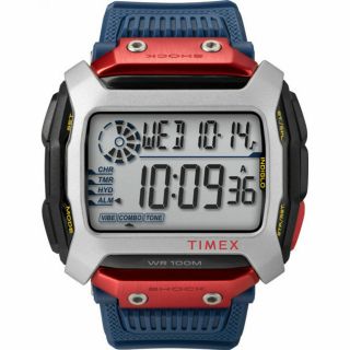 Timex Command™ X Red Bull® Cliff Diving 54mm Resin Strap Watch |blue| Tw5m20800