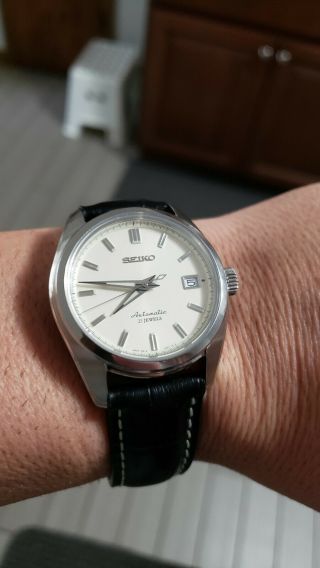 SARB 035 Wrist Watch for Men - Silver/Beige 12