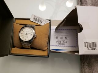 SARB 035 Wrist Watch for Men - Silver/Beige 4