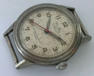 Vintage Cohen Reese Swiss Bumper Automatic Stainless Steel Mens Watch