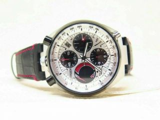 Citizen Promaster Tsuno Chronograph Racer Silver Dial Av0071 - 03a Bullhead Watch