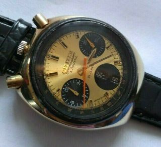 Vintage Citizen Bullhead 8110a Chronograph Automatic Wristwatch - Men’s - 1970’s