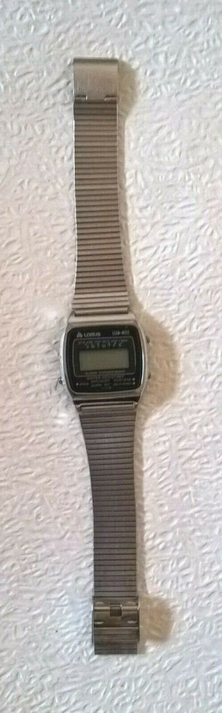 Vintage Lorus Y799 - 4310 Alarm Digital Watch -
