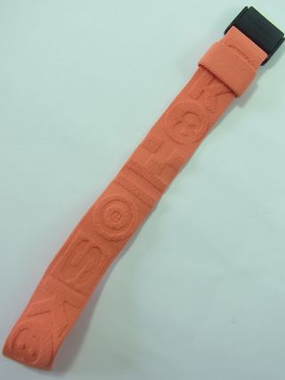 Apwk176 Paragliding Orange Swatch Pop Armband Strap Textile Swiss Made Authentic